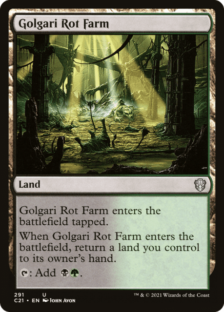 Golgari Rot Farm (291) — Commander 2021