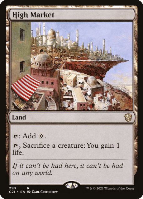 High Market (293) — Commander 2021