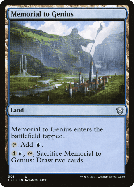 Memorial to Genius (301) — Commander 2021