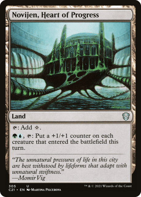Novijen, Heart of Progress (305) — Commander 2021