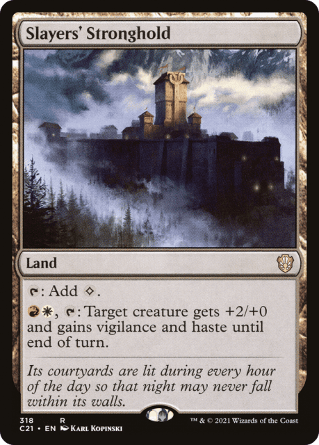 Slayers' Stronghold (318) — Commander 2021