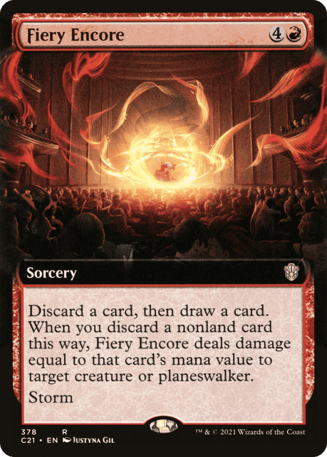 Fiery Encore (378) — Commander 2021