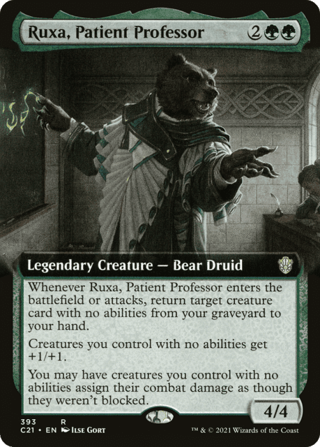 Ruxa, Patient Professor (393) — Commander 2021