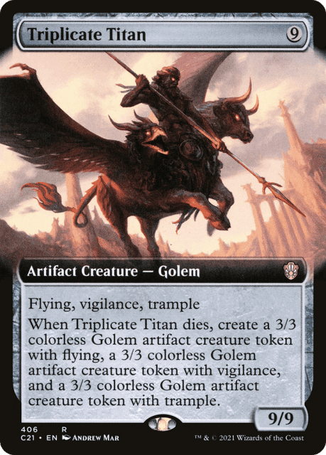 Triplicate Titan (406) — Commander 2021