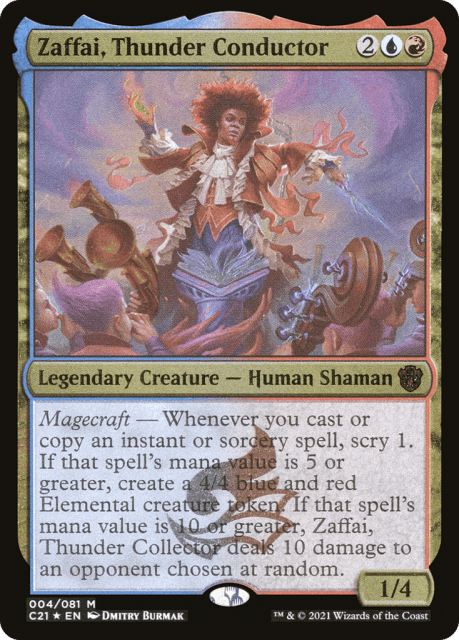 Zaffai, Thunder Conductor (4) — Commander 2021 Display Commanders