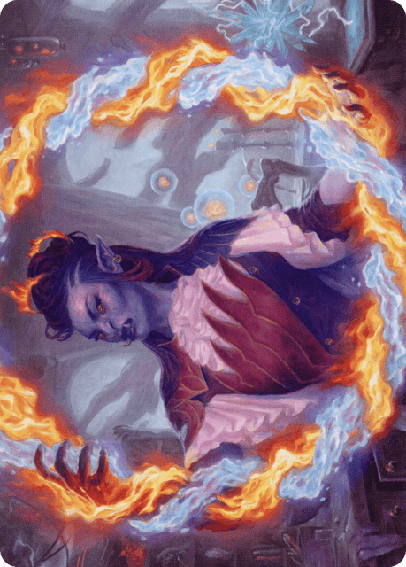 Rootha, Mercurial Artist (38) — Strixhaven Art Series