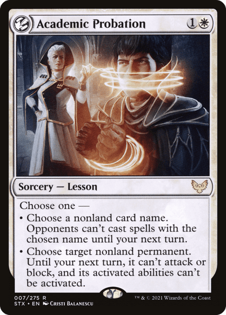 Academic Probation (7) — Strixhaven: School of Mages