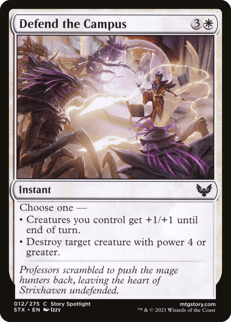Defend the Campus (12) — Strixhaven: School of Mages