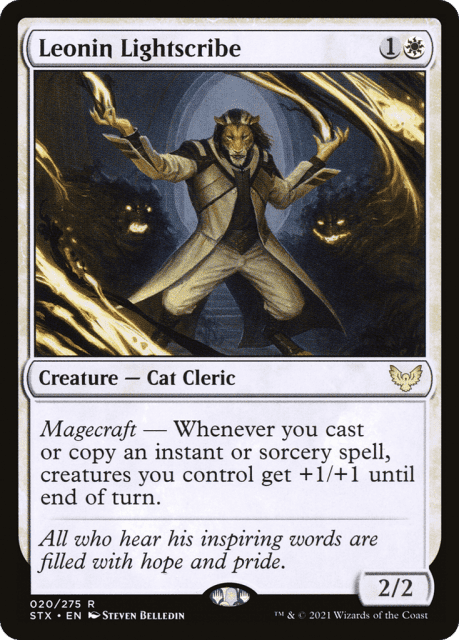 Leonin Lightscribe (20) — Strixhaven: School of Mages