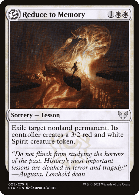Reduce to Memory (25) — Strixhaven: School of Mages