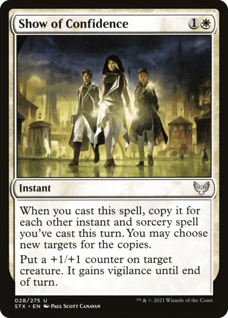 Show of Confidence (28) — Strixhaven: School of Mages