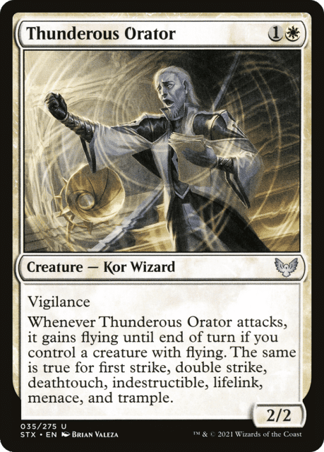 Thunderous Orator (35) — Strixhaven: School of Mages