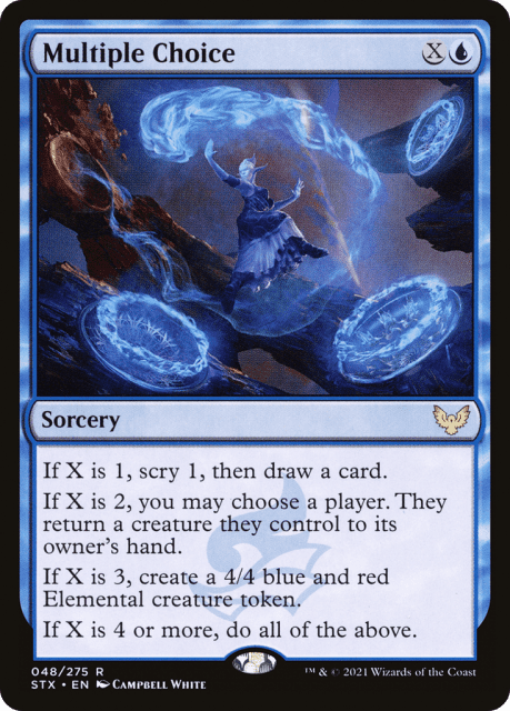 Multiple Choice (48) — Strixhaven: School of Mages
