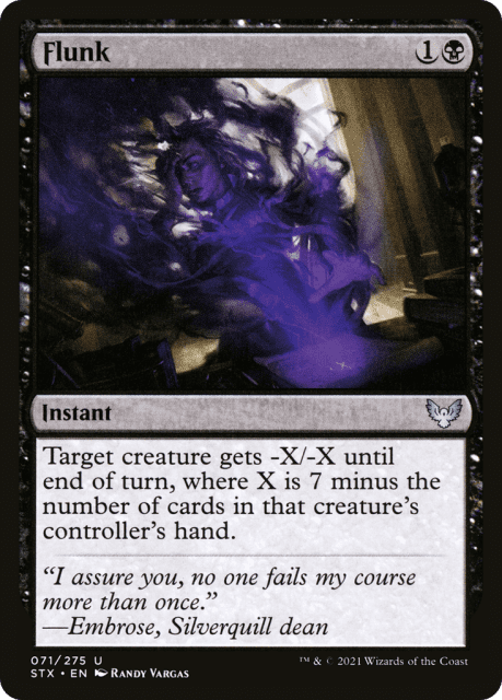 Flunk (71) — Strixhaven: School of Mages