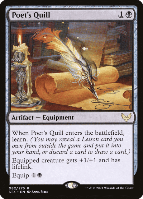 Poet's Quill (82) — Strixhaven: School of Mages