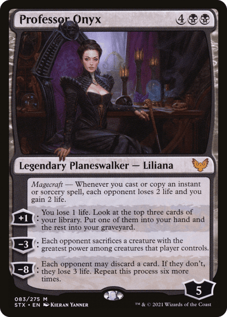 Professor Onyx (83) — Strixhaven: School of Mages