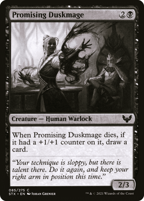 Promising Duskmage (85) — Strixhaven: School of Mages