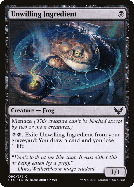 Unwilling Ingredient (90) — Strixhaven: School of Mages