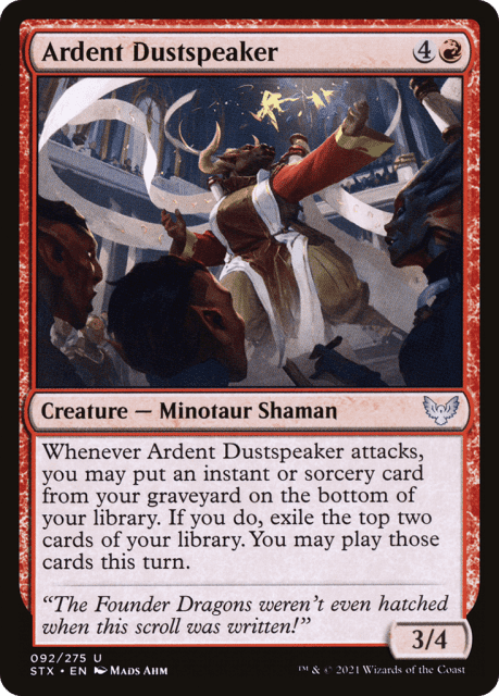 Ardent Dustspeaker (92) — Strixhaven: School of Mages