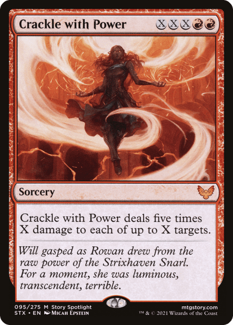 Crackle with Power (95) — Strixhaven: School of Mages