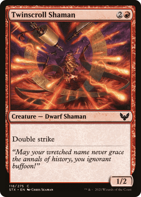 Twinscroll Shaman (118) — Strixhaven: School of Mages