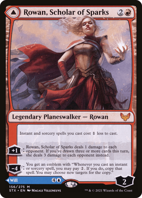 Rowan, Scholar of Sparks // Will, Scholar of Frost (156) — Strixhaven: School of Mages