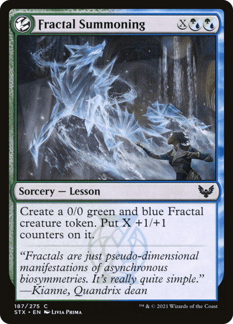 Fractal Summoning (187) — Strixhaven: School of Mages