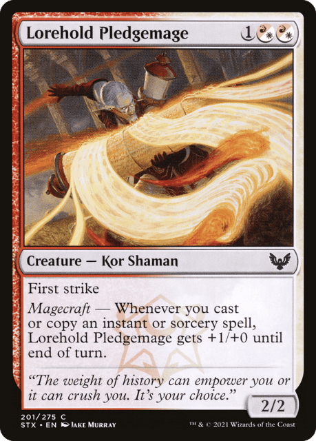 Lorehold Pledgemage (201) — Strixhaven: School of Mages