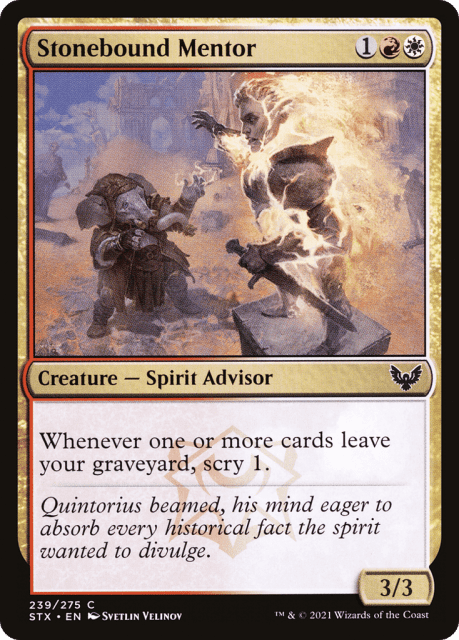 Stonebound Mentor (239) — Strixhaven: School of Mages