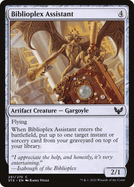 Biblioplex Assistant (251) — Strixhaven: School of Mages