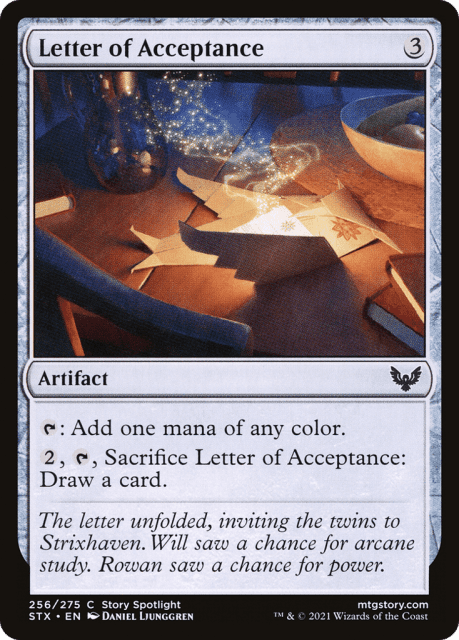 Letter of Acceptance (256) — Strixhaven: School of Mages
