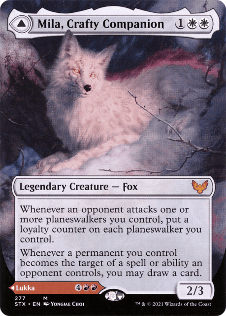 Mila, Crafty Companion // Lukka, Wayward Bonder (277) — Strixhaven: School of Mages