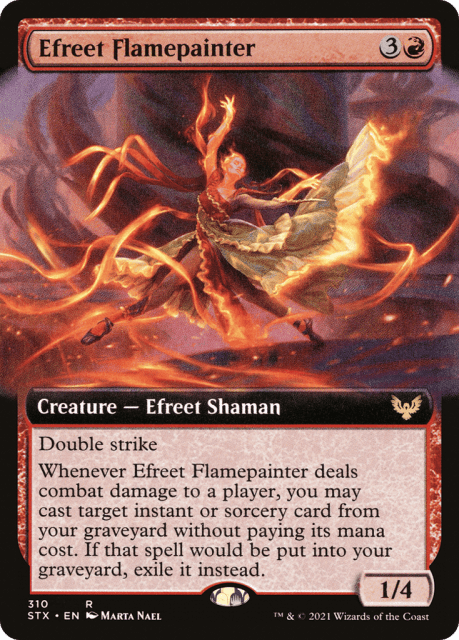 Efreet Flamepainter (310) — Strixhaven: School of Mages