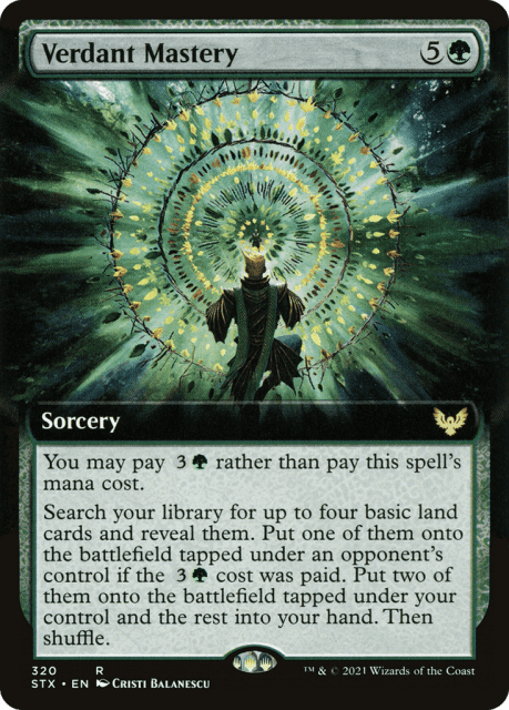 Verdant Mastery (320) — Strixhaven: School of Mages