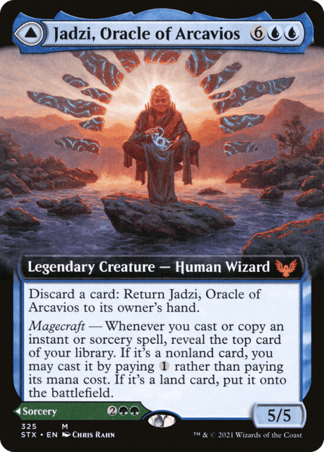 Jadzi, Oracle of Arcavios // Journey to the Oracle (325) — Strixhaven: School of Mages