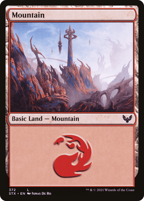 Mountain (372) — Strixhaven: School of Mages