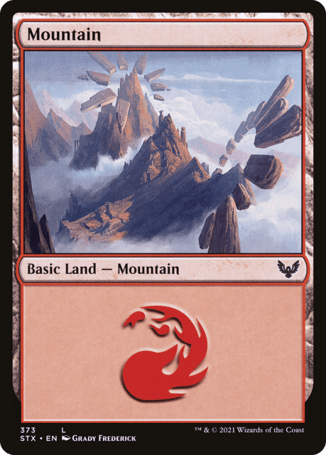 Mountain (373) — Strixhaven: School of Mages