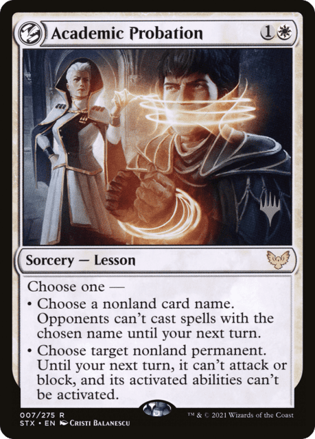 Academic Probation (7) — Strixhaven: School of Mages Promos