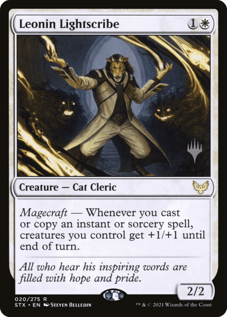 Leonin Lightscribe (20) — Strixhaven: School of Mages Promos