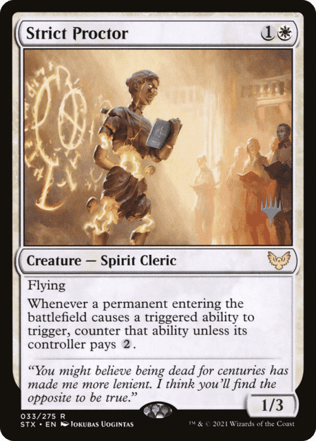 Strict Proctor (33) — Strixhaven: School of Mages Promos