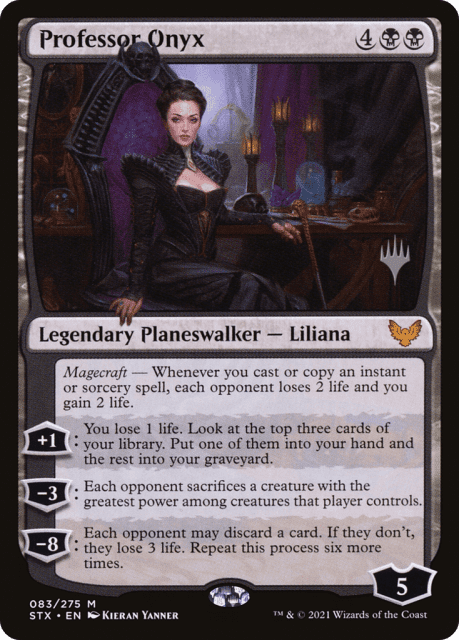Professor Onyx (83) — Strixhaven: School of Mages Promos