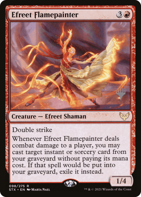 Efreet Flamepainter (98) — Strixhaven: School of Mages Promos