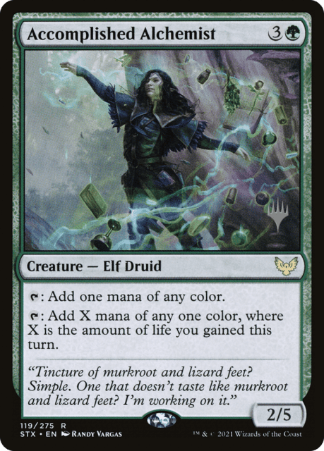 Accomplished Alchemist (119) — Strixhaven: School of Mages Promos