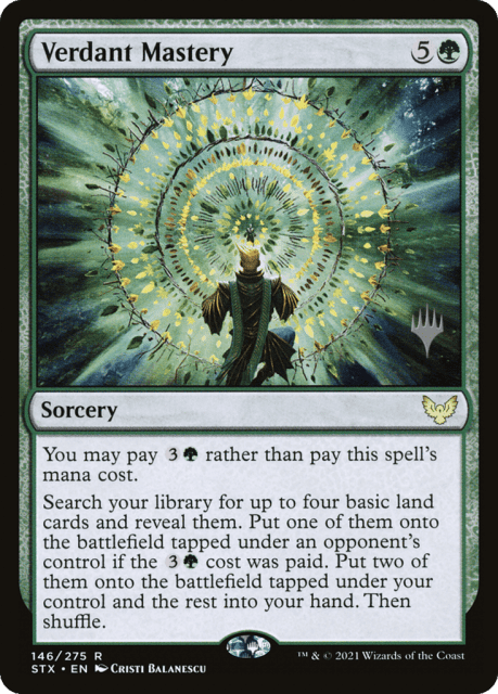 Verdant Mastery (146) — Strixhaven: School of Mages Promos