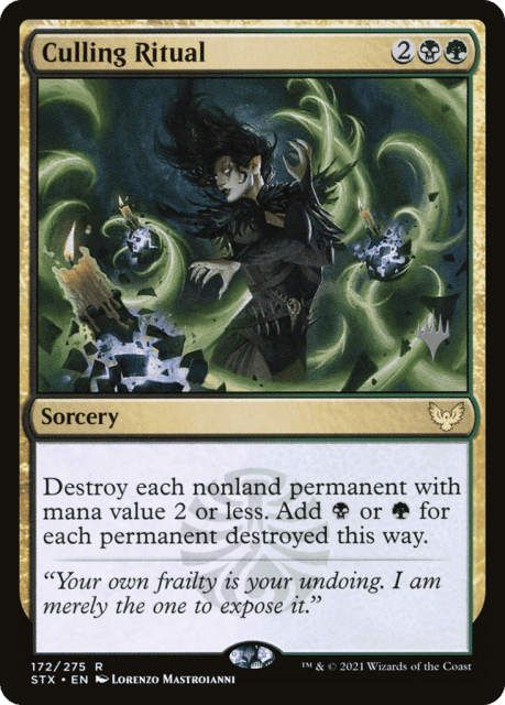 Culling Ritual (172) — Strixhaven: School of Mages Promos