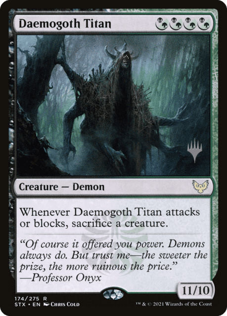 Daemogoth Titan (174) — Strixhaven: School of Mages Promos
