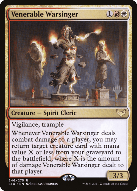 Venerable Warsinger (246) — Strixhaven: School of Mages Promos