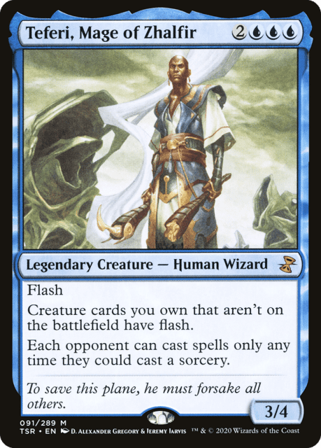 Teferi, Mage of Zhalfir (91) — Time Spiral Remastered