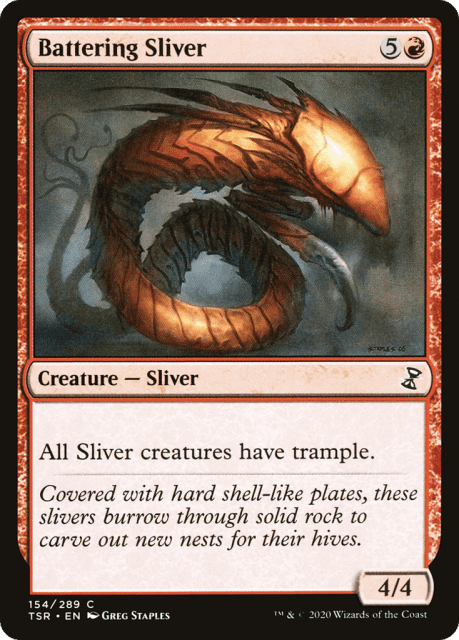 Battering Sliver (154) — Time Spiral Remastered