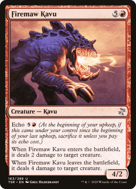 Firemaw Kavu (163) — Time Spiral Remastered